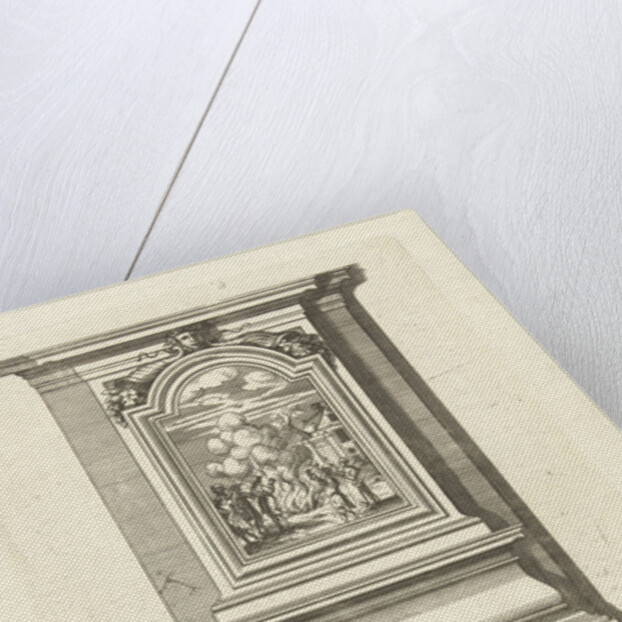 Chimney, interior by Justus Danckerts