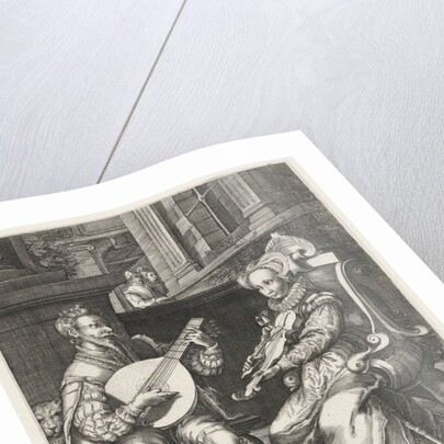 Allegory of marriage by Theodorus Schrevelius