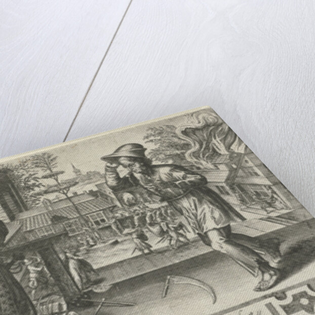 Soldier and the farmer by Harmen Jansz Muller