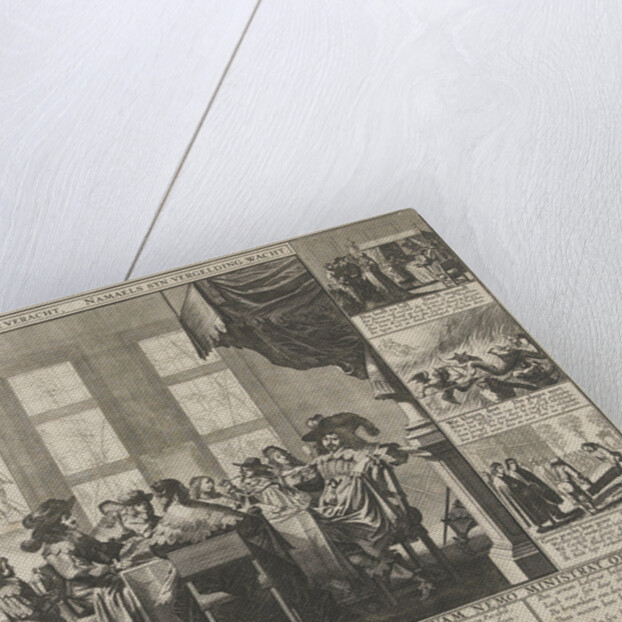 Lazarus and the rich man by Claes Jansz. Visscher II