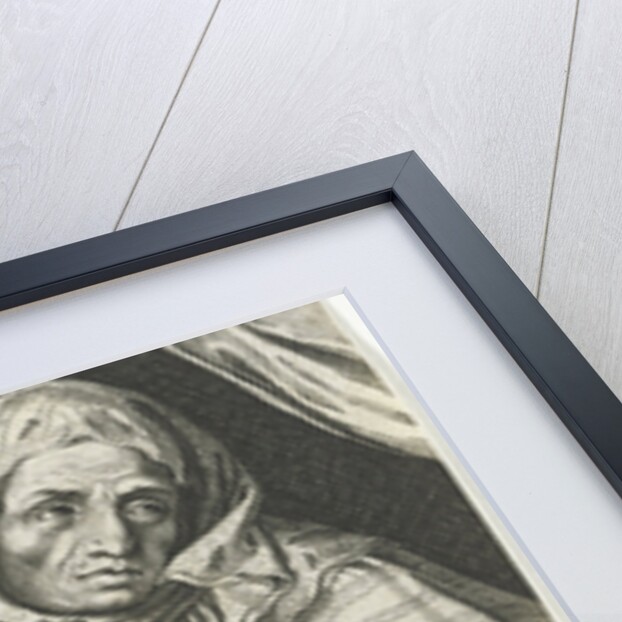 Man and woman eating porridge by Assuerus van Londerseel