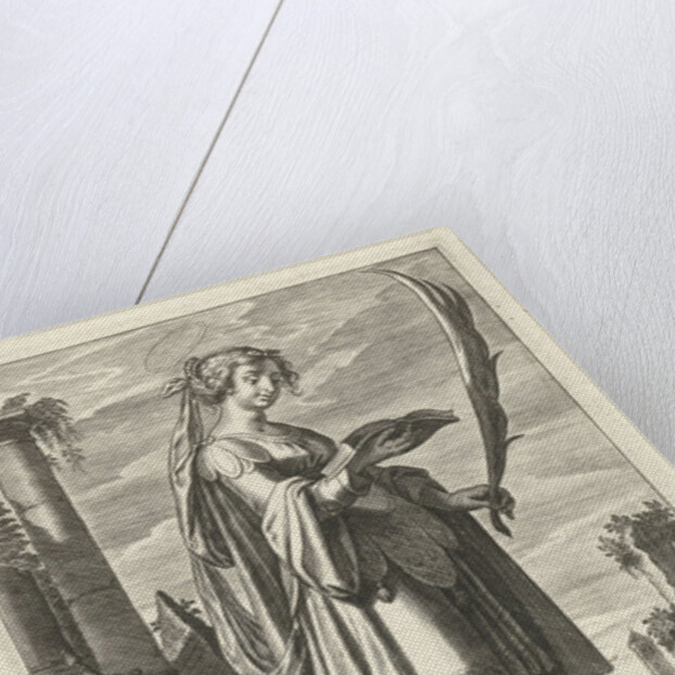 H Lucia by Theodoor Galle