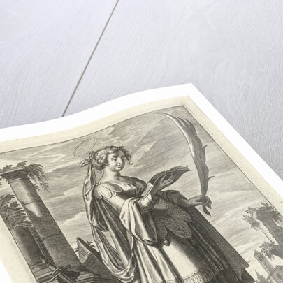 H Lucia by Theodoor Galle