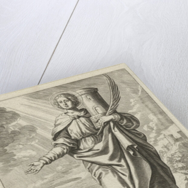 Saint Barbara by Theodoor Galle