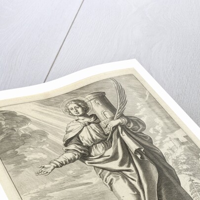 Saint Barbara by Theodoor Galle