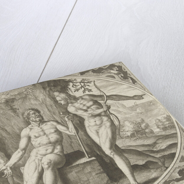 Phoebus makes Vulcan aware of the adultery by Philips Galle