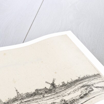 View of Amsterdam from the northwest by Rembrandt Harmensz. van Rijn