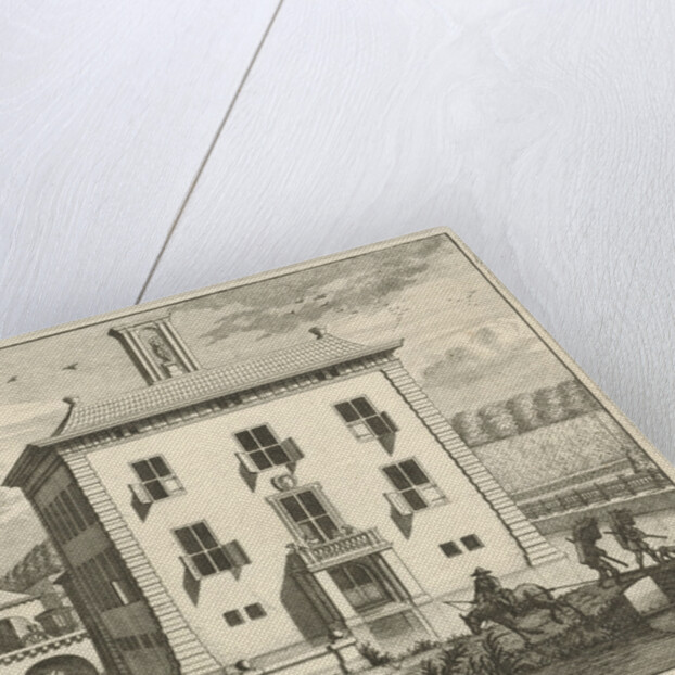 Back of castle Gunterstein, Breukelen by Jaques Le Moine de l’Espine