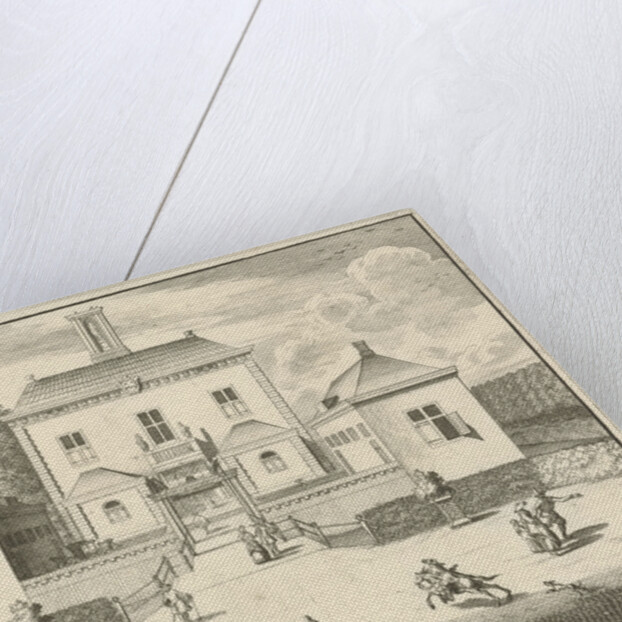 Front view of castle Gunterstein, Breukelen by The Netherlands