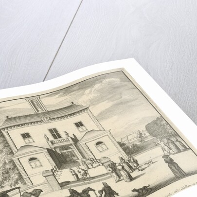 Front of castle Gunterstein, Breukelen by Jaques Le Moine de l’Espine