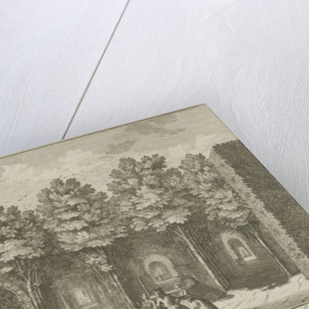 View of the Sterrenbos in the garden of House ter Meer in Maarssen by Hendrik de Leth