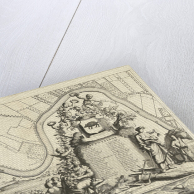 Map of the heerlijkheid Maarsseveen by Philibert Bouttats