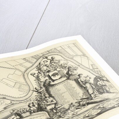 Map of the heerlijkheid Maarsseveen by Philibert Bouttats