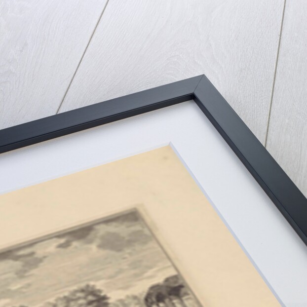 View of the semicircular closure of the garden behind Slot Zeist / View of the central avenue behind the garden at Slot Zeist by Daniël Stopendaal