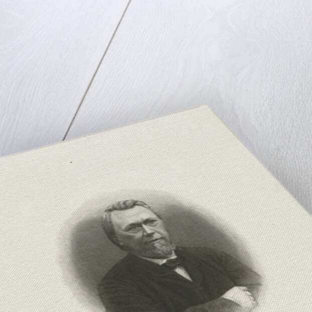 Portrait of Johannes Verhulst by Friedrich Wilhelm Burmeister