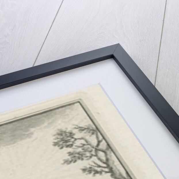 Playwright Paul Scarron surrounded by allegorical figures by Jacob Folkema