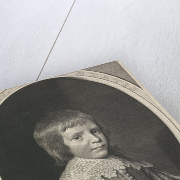 Portrait of Willem II in an oval by Willem Jacobsz. Delff