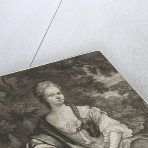 Portrait of Agatha Valck by Pieter Schenk I