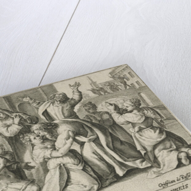 Susanna and her family praise God by Crispijn van de Passe I