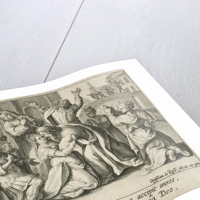 Susanna and her family praise God by Crispijn van de Passe I