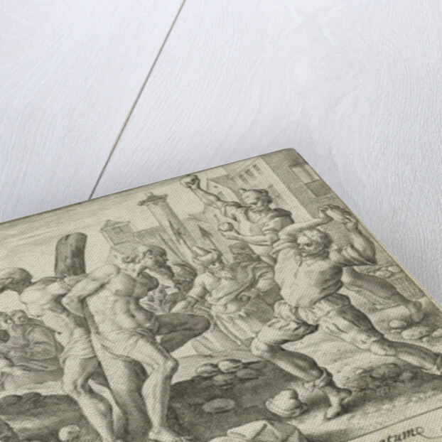 Stoning of the Elders by Crispijn van de Passe I