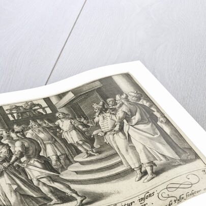 Susanna brought to court by Crispijn van de Passe I