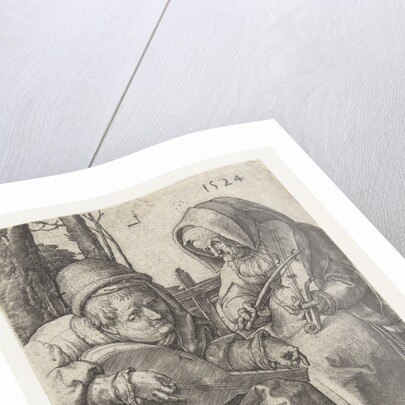 Couple making music by Lucas van Leyden