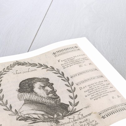 Portrait of Gerbrand Adriaensz. Bredero by Samuel Coster