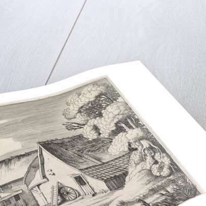 Farmer and his wife in a rowing boat by Jan van de Velde II