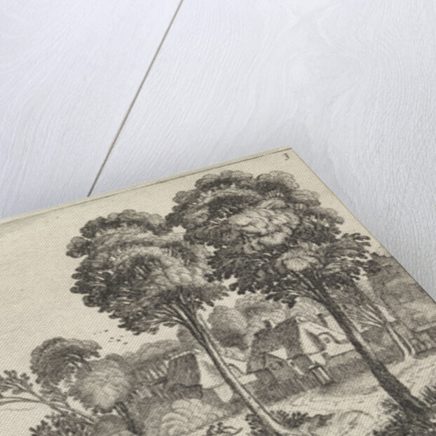 Travellers on a path to a village by Jan van de Velde II