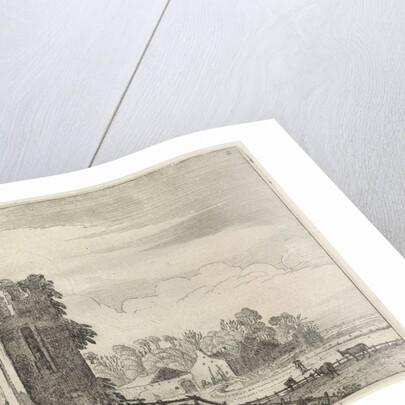 Figures near the Huis ter Kleef in Haarlem by Jan van de Velde II