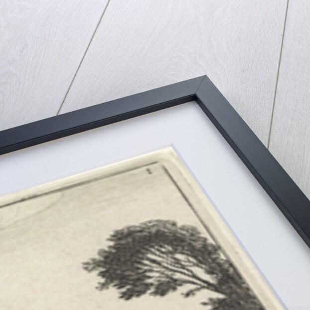 Figures in a canoe in a castle by Jan van de Velde II