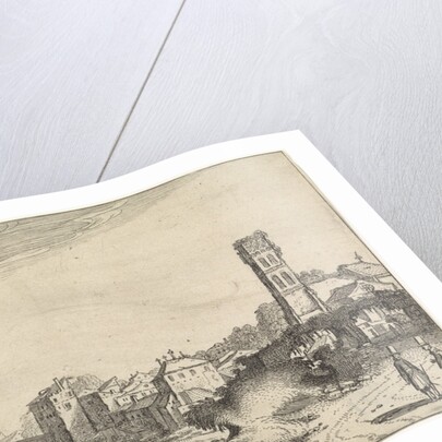 View of Rome with the Tiber and the Ponte Sisto, Italy by Jan van de Velde II