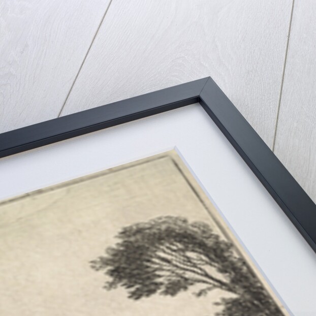 Figures in a canoe in a castle by Jan van de Velde II