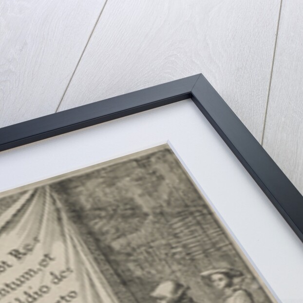 Figures with baskets of fruit and vegetables by Jan van de Velde II