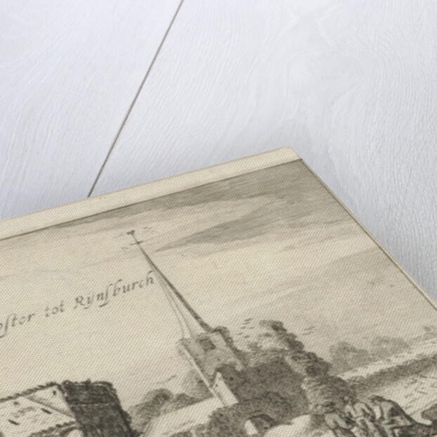 View of the ruins of the Abbey of Rijnsburg by Robert de Baudous