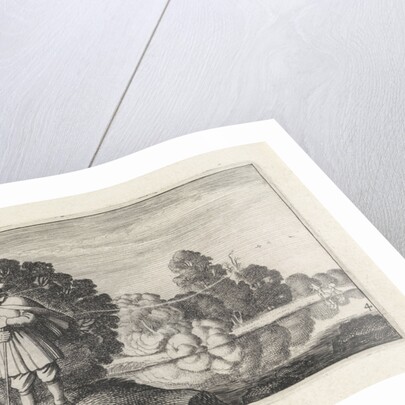 Two pilgrims at a pond by Claes Jansz. Visscher II