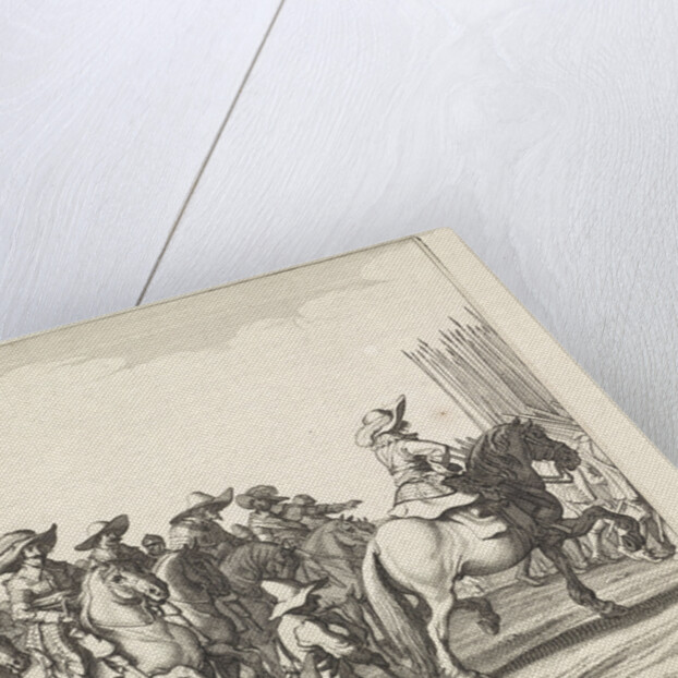 Exodus from the Spanish army from Maastricht, 1632 (plate 5) by Claes Jansz. Visscher II