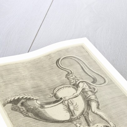 Nautilus Trophy with a lobster on the belly by Hieronymus Cock