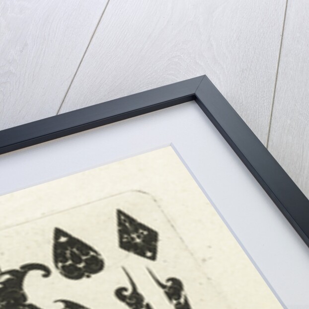 S-shaped shield between ten ornaments by Guillaume de la Quewellerie