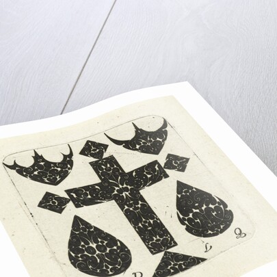 Cross between eight ornaments by Guillaume de la Quewellerie