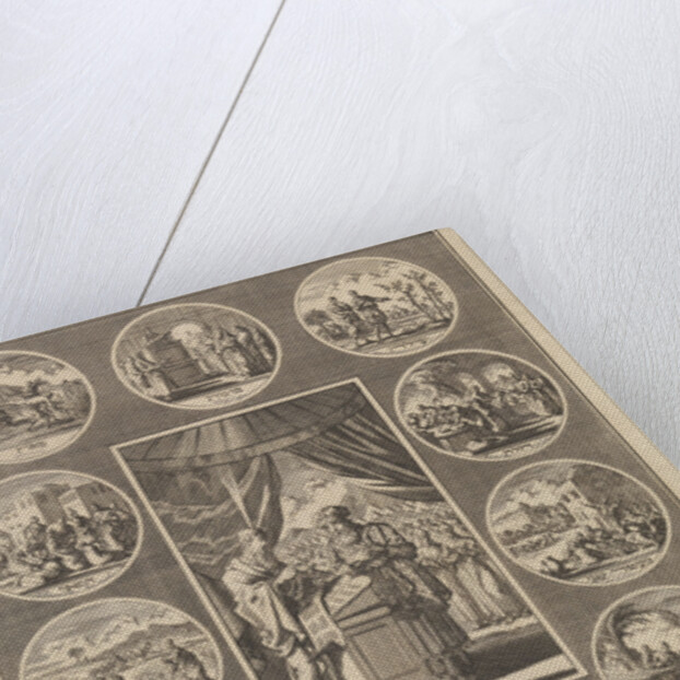 Moses and Aaron with the tablets of the law by Jacobus Borstius