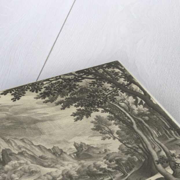 Moses is addressed by God on Mount Horeb by Nicolaes de Bruyn