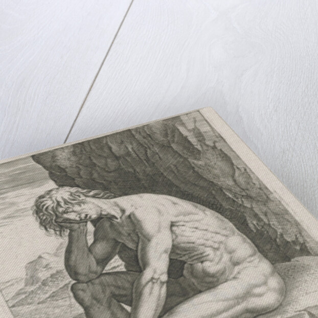 River God Tamesis by Philips Galle