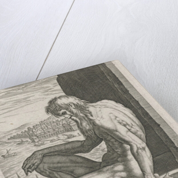 Tagus River God by Philips Galle