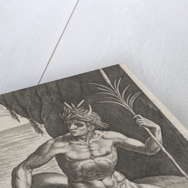 Sea God Achelous by Philips Galle