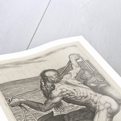 Sea God Oceanus by Philips Galle