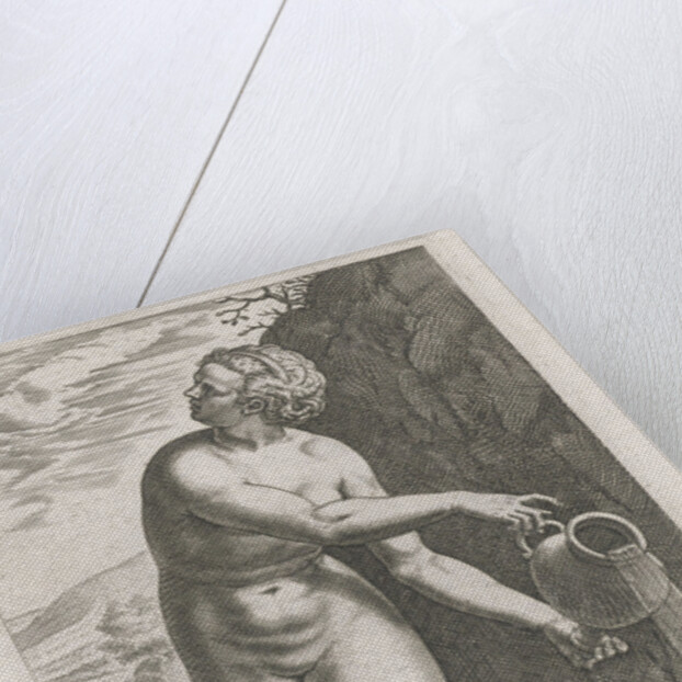 Water Nymph Hippoccrene by Philips Galle