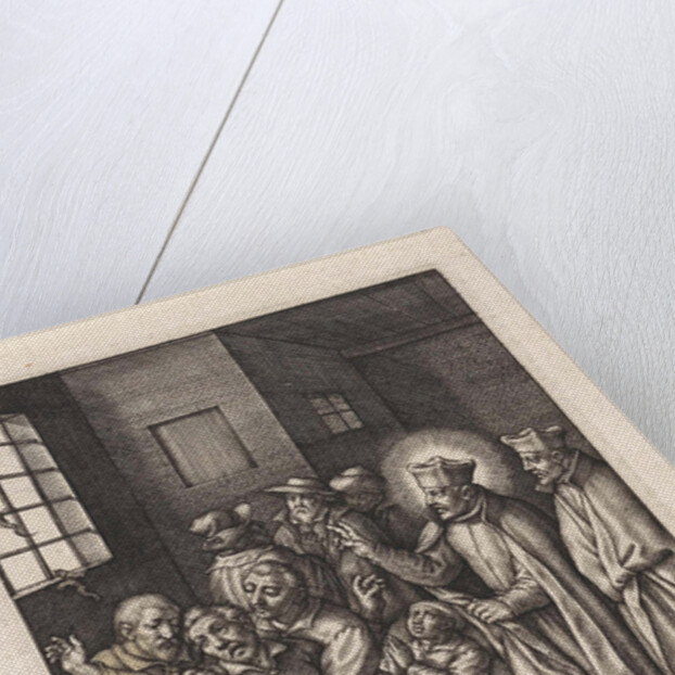 Ignatius Loyola Performs a devilish spell out by Hieronymus Wierix