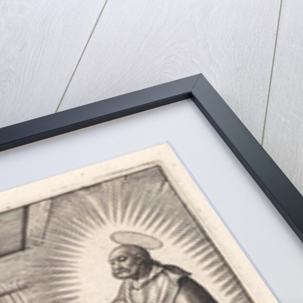 Ignatius Loyola has a vision of Peter by Hieronymus Wierix